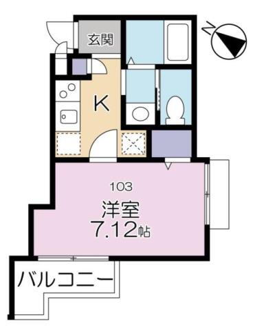 神奈川県横浜市南区中村町１ 伊勢佐木長者町駅 1K アパート 賃貸物件詳細