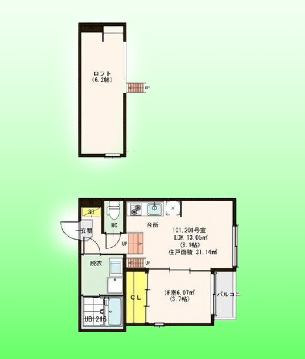 大阪府門真市小路町 門真市駅 1SLDK アパート 賃貸物件詳細