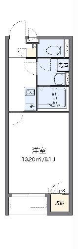 クレイノイーストパーク 1階 1K 賃貸物件詳細