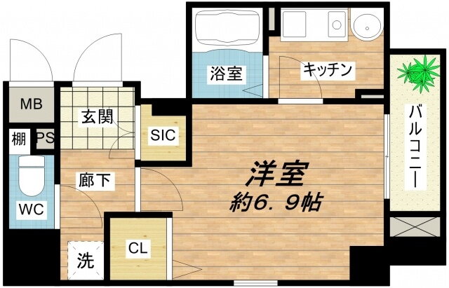 大阪府大阪市中央区徳井町２ 谷町四丁目駅 1K マンション 賃貸物件詳細