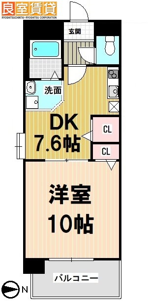 愛知県名古屋市中区千代田１ 矢場町駅 1DK マンション 賃貸物件詳細
