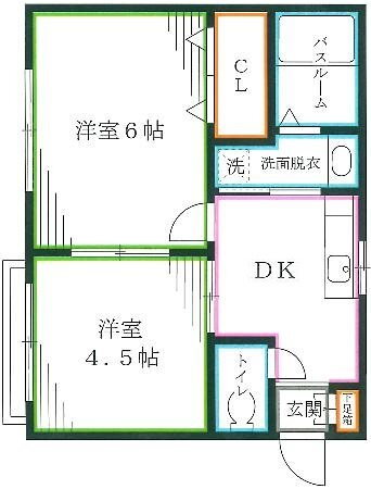 東京都杉並区和泉３ 方南町駅 2DK アパート 賃貸物件詳細