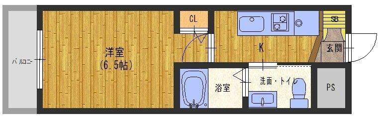 兵庫県尼崎市南武庫之荘８ 武庫之荘駅 1K マンション 賃貸物件詳細