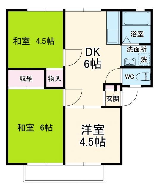 神奈川県横浜市瀬谷区阿久和西４ 三ツ境駅 3DK アパート 賃貸物件詳細