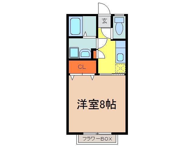 栃木県小山市大字粟宮 小山駅 1K アパート 賃貸物件詳細