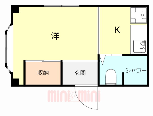 兵庫県尼崎市東難波町３ 尼崎駅 1K マンション 賃貸物件詳細
