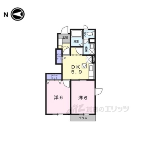 奈良県桜井市大字東新堂 大福駅 2DK アパート 賃貸物件詳細