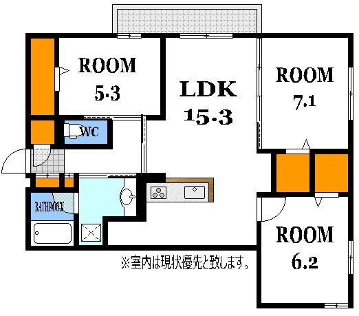 広島県広島市安佐南区祇園３ 下祇園駅 3LDK アパート 賃貸物件詳細