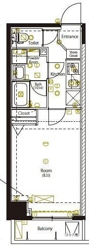 マーロ千住クレストタップＩＩ 4階 1K 賃貸物件詳細