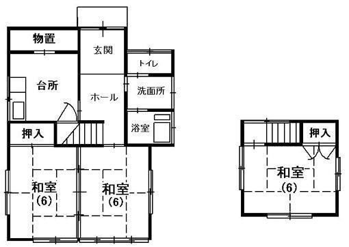 山形県鶴岡市海老島町 3DK 一戸建て 賃貸物件詳細