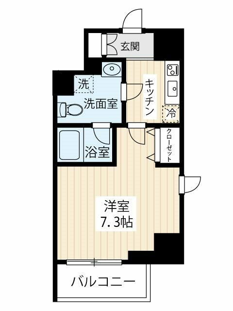 アンベリール西川口参番館 6階 1K 賃貸物件詳細