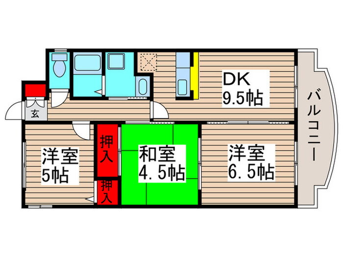 千葉県船橋市海神町南１ 海神駅 3DK マンション 賃貸物件詳細