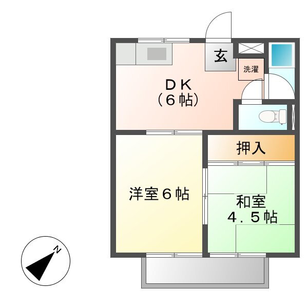 三重県津市久居中町 久居駅 2DK アパート 賃貸物件詳細