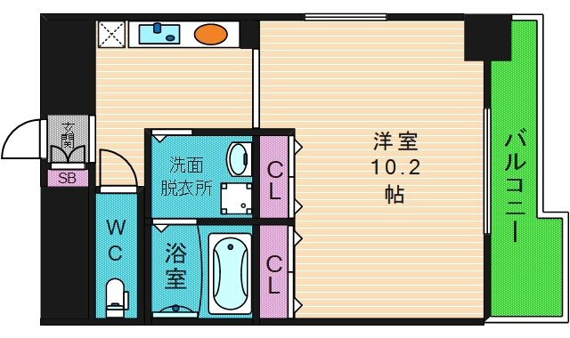 大阪府大阪市中央区森ノ宮中央１ 森ノ宮駅 1K マンション 賃貸物件詳細