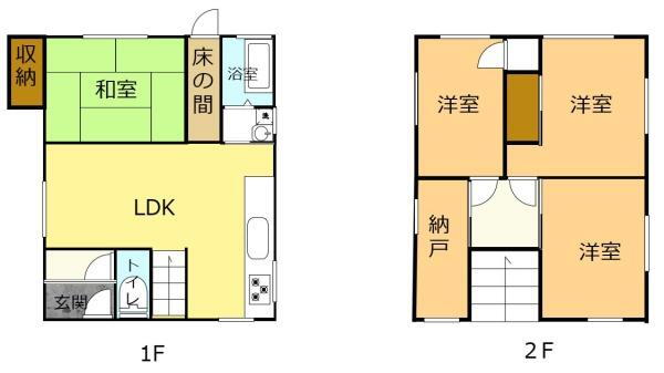 多々良２丁目貸家 4SLDK 賃貸物件詳細