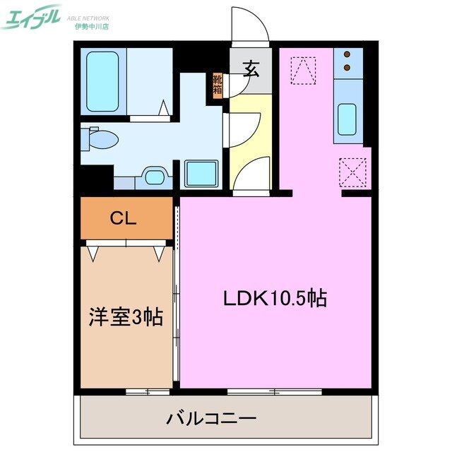 三重県松阪市嬉野中川新町４ 伊勢中川駅 1LDK アパート 賃貸物件詳細