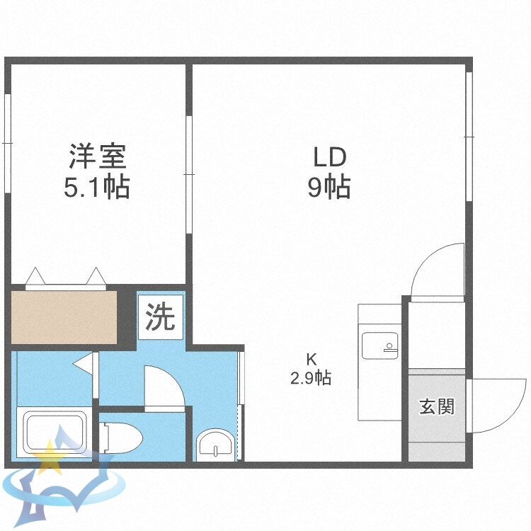 北海道札幌市西区山の手三条２ 琴似駅 1LDK マンション 賃貸物件詳細