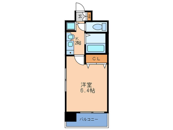 大阪府大阪市福島区福島６ 福島駅 1K マンション 賃貸物件詳細