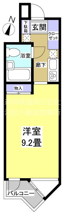 静岡県浜松市中央区砂山町 浜松駅 1K マンション 賃貸物件詳細