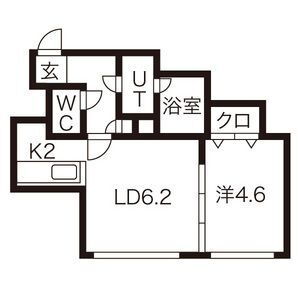 北海道札幌市東区北四十五条東１５ 栄町駅 1DK アパート 賃貸物件詳細