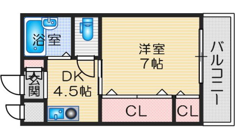 大阪府高槻市松が丘４ 高槻駅 1DK マンション 賃貸物件詳細