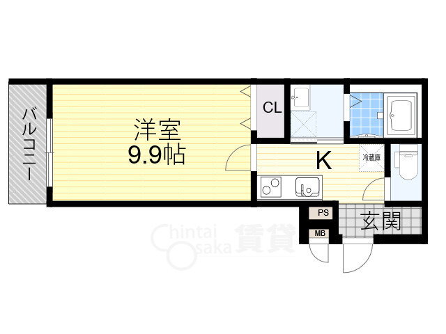 大阪府茨木市沢良宜浜２ 沢良宜駅 1K アパート 賃貸物件詳細