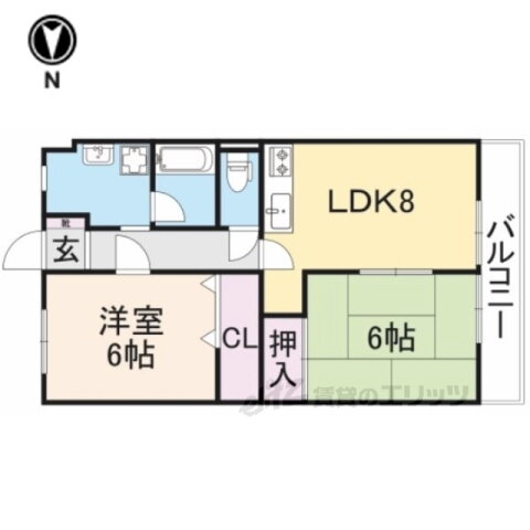 滋賀県東近江市沖野１ 新八日市駅 2LDK マンション 賃貸物件詳細