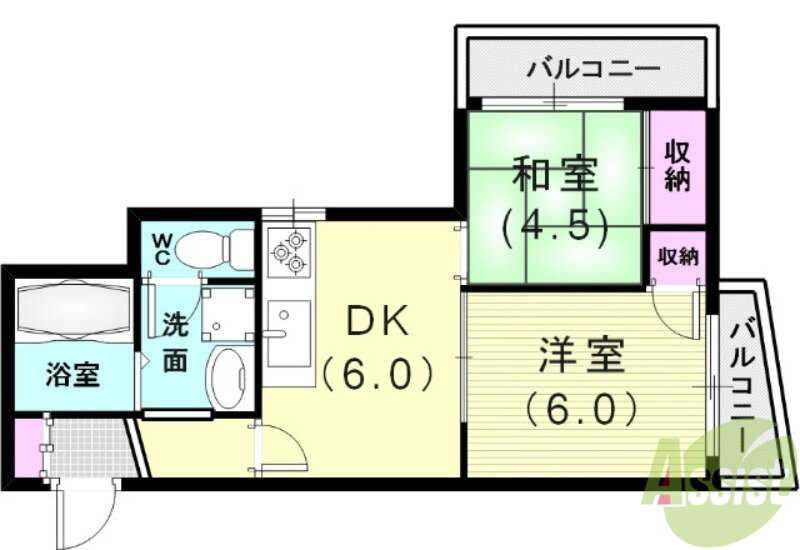 兵庫県神戸市中央区元町通４ 元町駅 2DK マンション 賃貸物件詳細