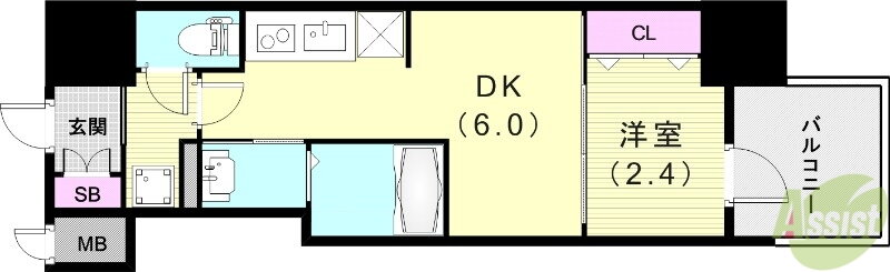 兵庫県神戸市中央区中山手通３ 元町駅 1DK マンション 賃貸物件詳細