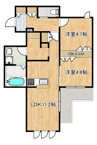 ＣＡＳＡ　ＹＵＫＩＮＯＳＨＩＴＡ～カーサユキノシタ～ 2階 2SLDK 賃貸物件詳細