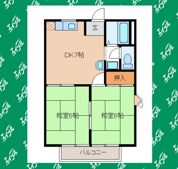 愛知県東海市富木島町伏見３ 太田川駅 2DK アパート 賃貸物件詳細