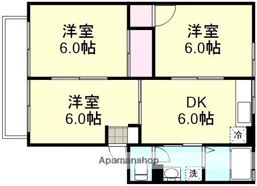 ファミリーハウス 1階 3DK 賃貸物件詳細
