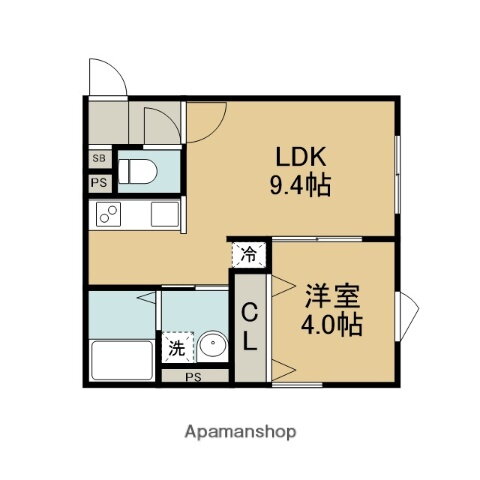 北海道恵庭市住吉町３ 恵庭駅 1LDK アパート 賃貸物件詳細