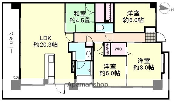 岡山県倉敷市松島 中庄駅 4LDK マンション 賃貸物件詳細