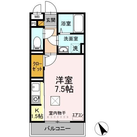 茨城県日立市水木町２ 大甕駅 1K アパート 賃貸物件詳細