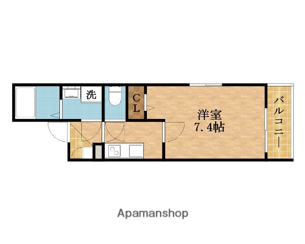 大阪府大阪市旭区大宮５ 千林大宮駅 1K アパート 賃貸物件詳細