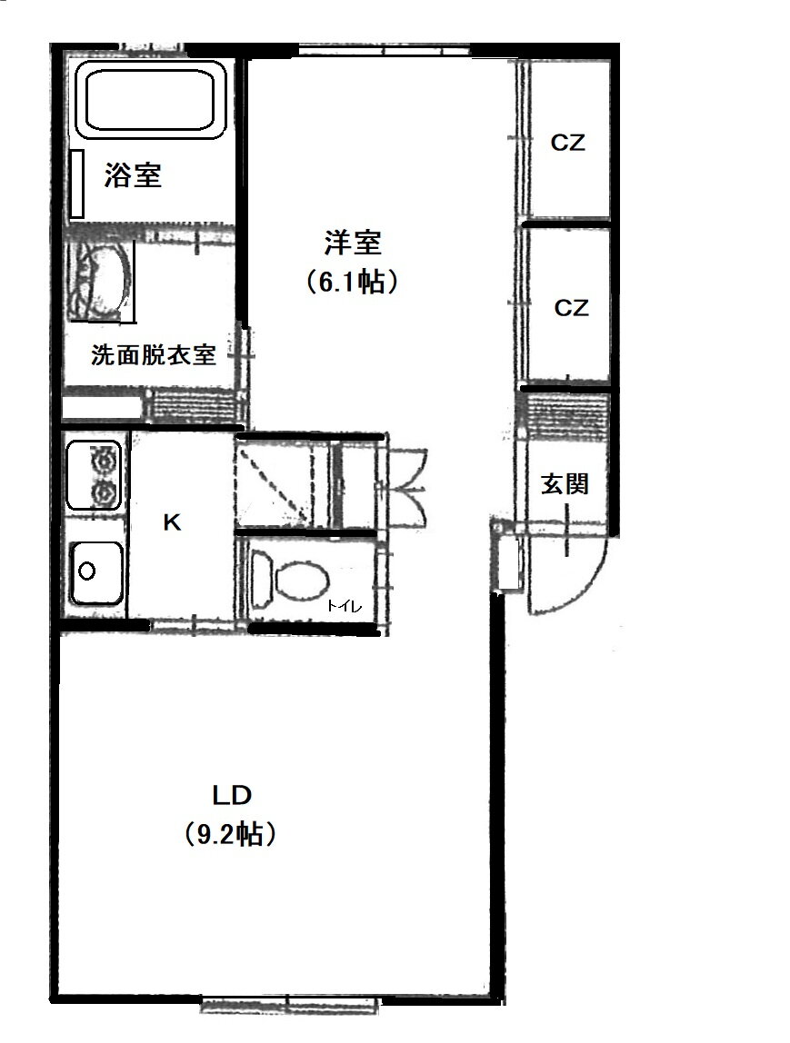 レジーナＡ 1階 1LDK 賃貸物件詳細