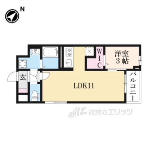 大阪府枚方市中宮東之町 枚方市駅 1LDK アパート 賃貸物件詳細
