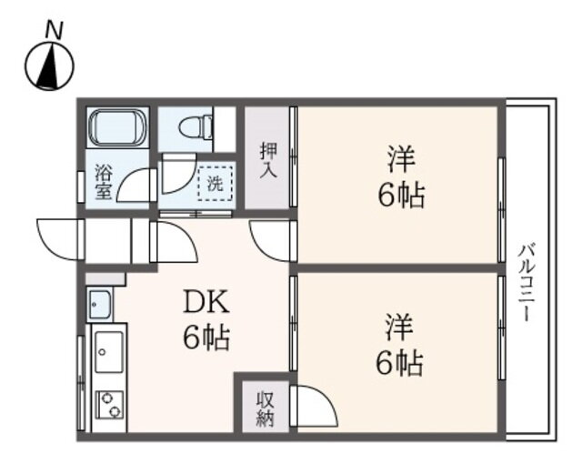 東京都東村山市富士見町５ 八坂駅 2DK アパート 賃貸物件詳細