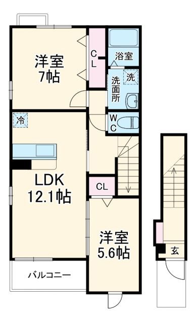 神奈川県伊勢原市板戸 伊勢原駅 2LDK アパート 賃貸物件詳細