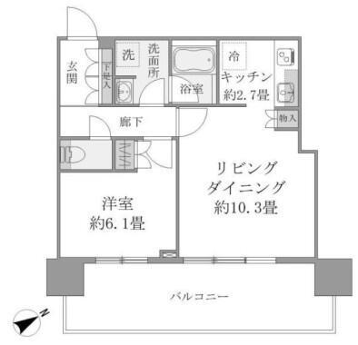 東京都港区海岸１ 竹芝駅 1LDK マンション 賃貸物件詳細