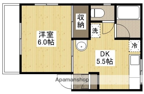 広島県広島市南区皆実町４ 皆実町六丁目駅 1DK アパート 賃貸物件詳細