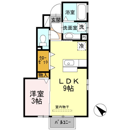 富山県富山市下堀 朝菜町駅 1LDK アパート 賃貸物件詳細