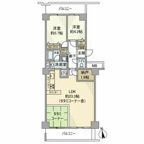シーアイハイツ和光Ｃ号棟 2階 2LDK 賃貸物件詳細