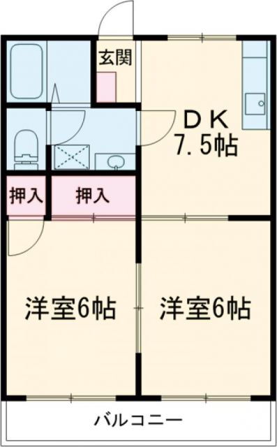 三重県津市末広町 津駅 2DK アパート 賃貸物件詳細