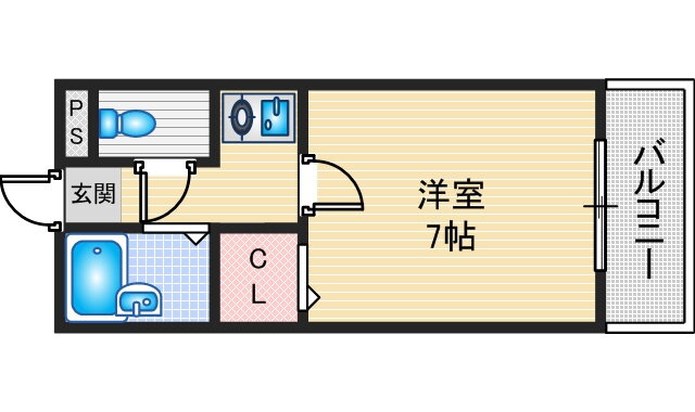 大阪府摂津市千里丘東４ 摂津市駅 1K マンション 賃貸物件詳細