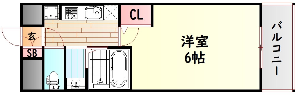 大阪府大阪市西区川口４ 九条駅 1K マンション 賃貸物件詳細