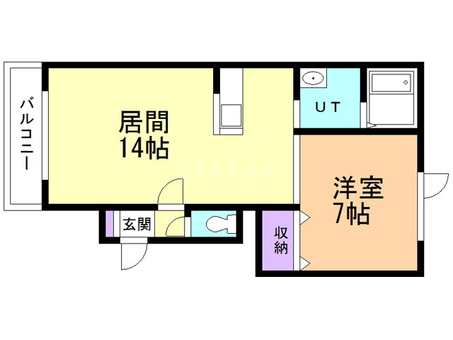 北海道苫小牧市船見町２ 1LDK アパート 賃貸物件詳細