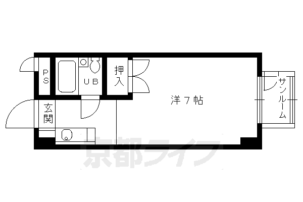 京都府京都市北区北野下白梅町 北野白梅町駅 1K マンション 賃貸物件詳細