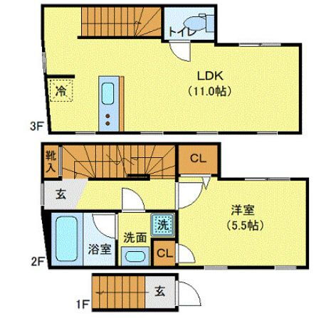 東京都渋谷区広尾１ 恵比寿駅 1LDK マンション 賃貸物件詳細